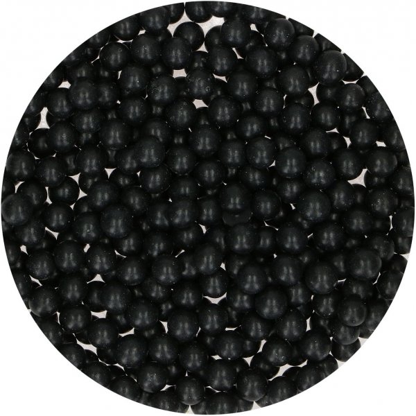 Zuckerperlen - Groß - Schwarz - Funcakes - 80 g Zuckerperlen - Groß - Schwarz - Funcakes - 80 g