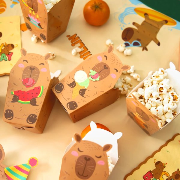 Popcornbecher - Capybara - 6er-Packung Popcornbecher - Capybara - 6er-Packung