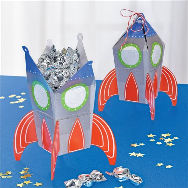 Geschenkboxen - Space Party - 8er-Pack Geschenkboxen - Space Party - 8er-Pack