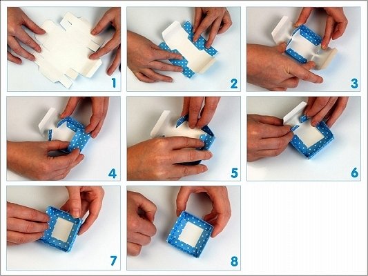 Geschenkbox - 10er-Pack - Weiß mit Deckel Geschenkbox - 10er-Pack - Weiß mit Deckel