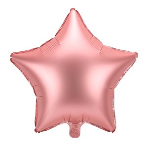 Folienballon - Stern - 48cm - Mattes Roségold Folienballon - Stern - 48cm - Mattes Roségold