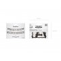 Geburtstagsbanner - Creme-Schwarz - 100 cm Geburtstagsbanner - Creme-Schwarz - 100 cm