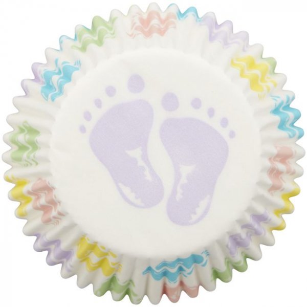 Muffinformen - Babyfe - Pastell - 75er-Pack