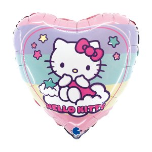 Folienballon - Hello Kitty - Regenbogen - 46 cm Folienballon - Hello Kitty - Regenbogen - 46 cm