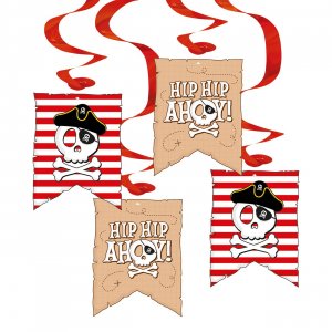 Swirls - Pirate Hip Hip Ahoy - 4er-Pack Swirls - Pirate Hip Hip Ahoy - 4er-Pack