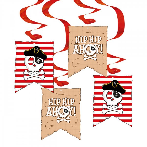 Swirls - Pirate Hip Hip Ahoy - 4er-Pack