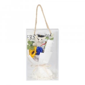 Geschenkbox - Student - Blumen und Teddybär Geschenkbox - Student - Blumen und Teddybär
